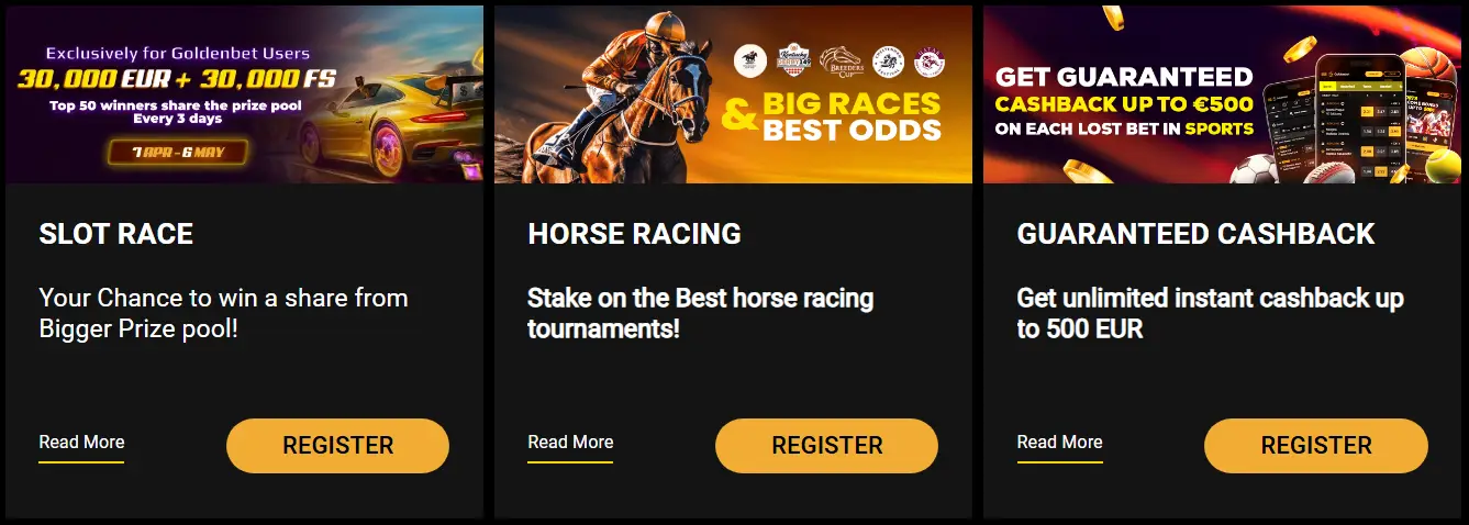 Promotions and Free Spins at Goldenbet