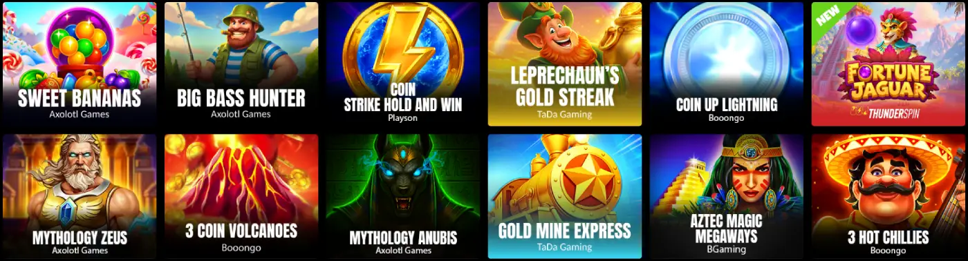 Slots Selection at Goldenbet Casino