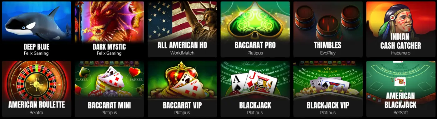 Goldenbet Casino Table Games